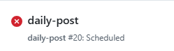 GitHub Actions 실패 실행